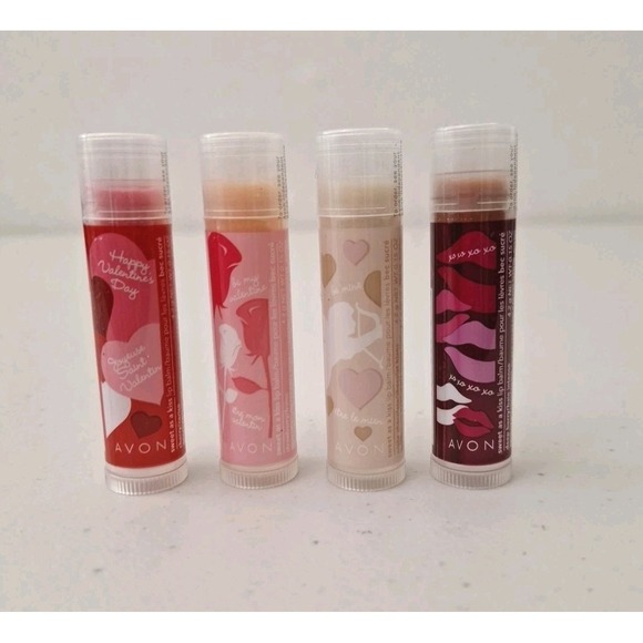 Avon Other - NEW Avon SWEET AS A KISS Lip Balm Chapstick, Set of 4, DISCONTINUED Valentine's